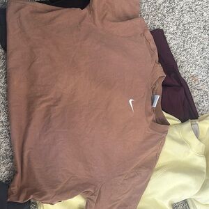 Light brown Nike cotton Tee